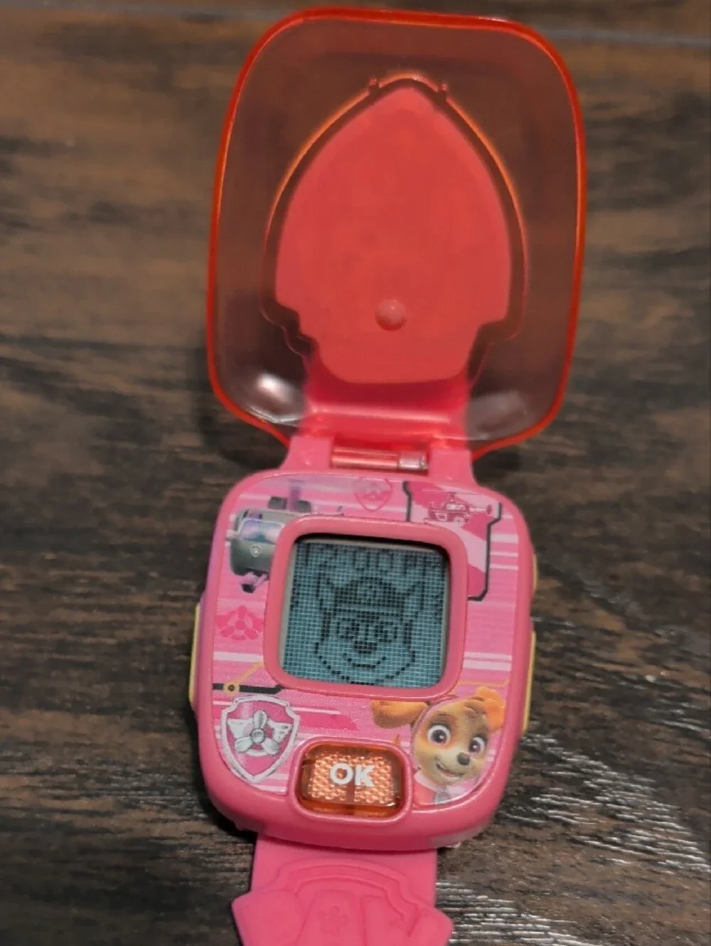 Paw Patrol Pink and Yellow Skye Kids Toy Watch